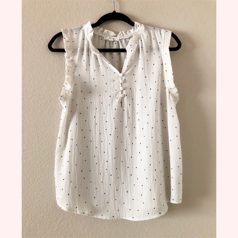 Polka dot, Ruffle top
